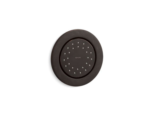 KOHLER K-77119-2BZ Oil-Rubbed Bronze WaterTile Round 27-nozzle single-function body spray, 1.0 gpm