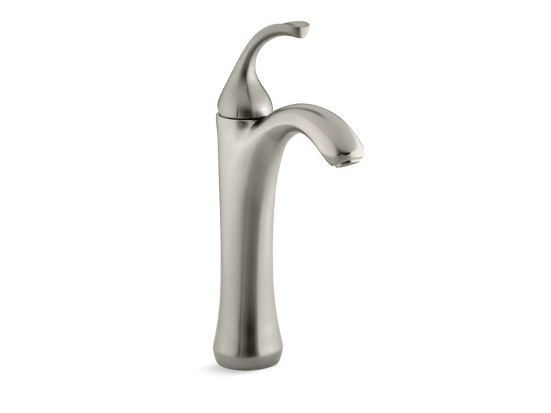 KOHLER K-10217-4-BN Vibrant Brushed Nickel Forte Tall Single-handle bathroom sink faucet