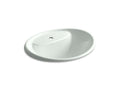 KOHLER K-2839-1-FF Tides Drop-in sink with single faucet hole