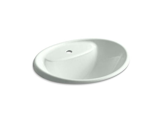 KOHLER K-2839-1-FF Tides Drop-in sink with single faucet hole