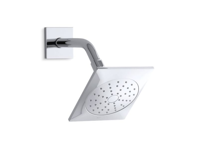 KOHLER K-45215-G-CP Polished Chrome Loure 1.75 gpm single-function showerhead with Katalyst air-induction technology