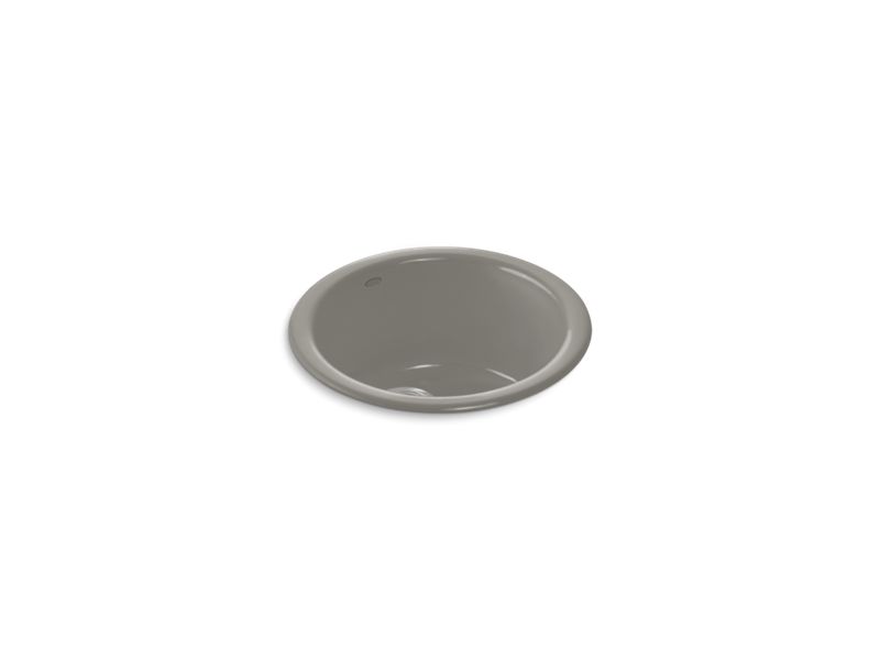 KOHLER K-6565-K4 Porto Fino 18-3/8" diameter x 8-5/16" Top-mount/undermount bar sink