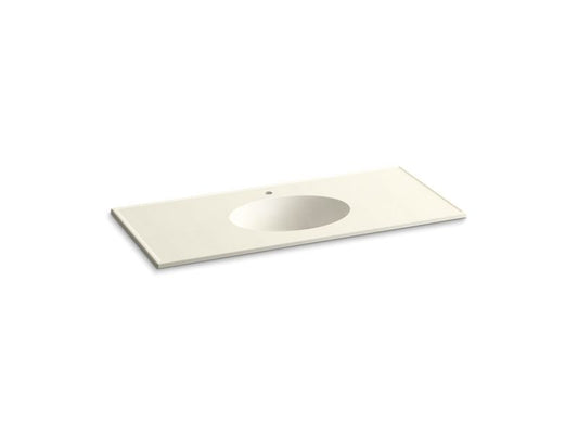 KOHLER Ceramic/Impressions K-2891-1-G83 Biscuit Impressions 49" Vitreous china vanity top with integrated oval sink