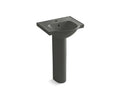 KOHLER Veer K-5265-1-58 Thunder Grey 21" rectangular pedestal bathroom sink