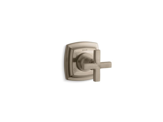 KOHLER K-T16242-3-BV Margaux Valve trim with cross handle for transfer valve, requires valve