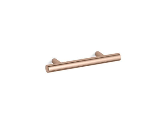 KOHLER K-14485-RGD Vibrant Rose Gold Purist 3" cabinet pull