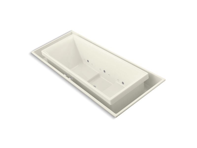KOHLER K-1166-C1-96 sok 104" x 41" drop-in Effervescence bath with chromatherapy and center drain
