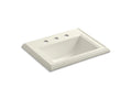 KOHLER K-2241-8-96 Memoirs Classic Classic drop-in bathroom sink with 8" widespread faucet holes