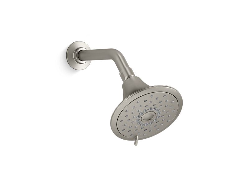 KOHLER K-22169-G-BN Vibrant Brushed Nickel Forte 1.75 gpm multifunction showerhead with Katalyst air-induction technology