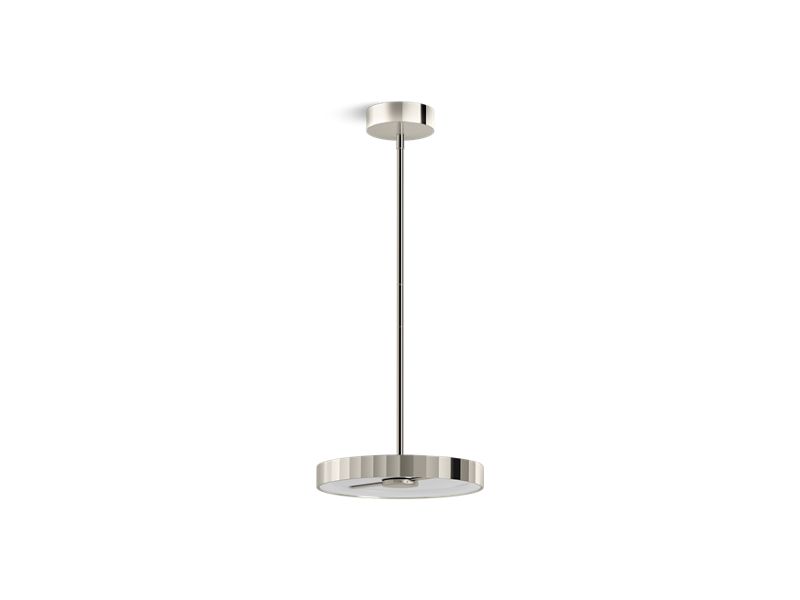 KOHLER K-22520-PELED-SNL Simpalo 12" Led Pendant In Polished Nickel
