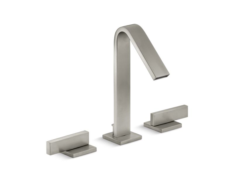 KOHLER K-14661-4-BN Vibrant Brushed Nickel Loure Widespread bathroom sink faucet, 1.2 gpm