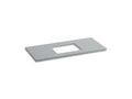 KOHLER K-5458-S36 Solid/Expressions 49" vanity-top with single Verticyl rectangular cutout