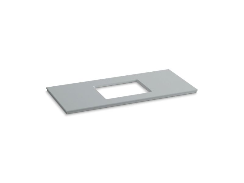 KOHLER K-5458-S36 Solid/Expressions 49" vanity-top with single Verticyl rectangular cutout