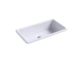 KOHLER K-5707-GRL Iron/Tones 33" x 18-3/4" x 9-5/8" Top-mount/undermount single-bowl kitchen sink