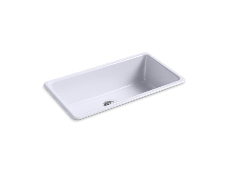 KOHLER K-5707-GRL Iron/Tones 33" x 18-3/4" x 9-5/8" Top-mount/undermount single-bowl kitchen sink
