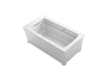 KOHLER K-2592-W1-0 Archer 62" x 32" freestanding bath with Bask heated surface