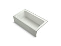 KOHLER K-876-NY Bellwether 60" x 32" alcove bath with integral apron and right-hand drain