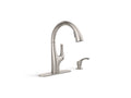 KOHLER K-R27141-SD-VS Vibrant Stainless Avi Pull-out single-handle kitchen sink faucet