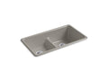KOHLER K-5312-K4 Iron/Tones 33" x 18-3/4" x 9-5/8" Smart Divide top-mount/undermount double-equal kitchen sink