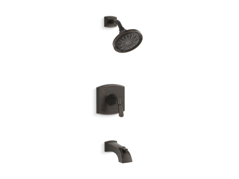 KOHLER K-R30999-4M-2BZ Oil-Rubbed Bronze Ridgeport Rite-Temp bath and shower trim set