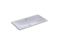 KOHLER K-20212-GRL Iron Plains Trough Rectangle Drop-in/undermount bathroom sink