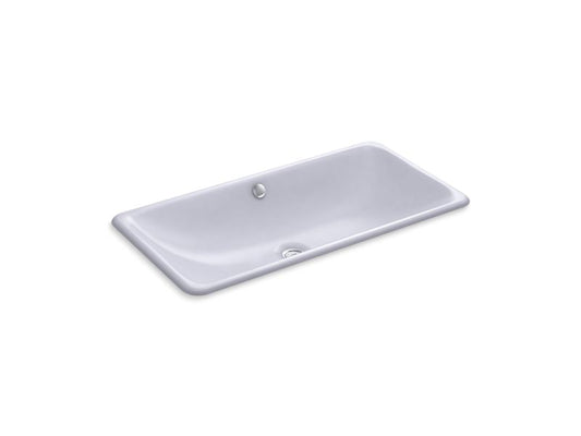 KOHLER K-20212-GRL Iron Plains Trough Rectangle Drop-in/undermount bathroom sink
