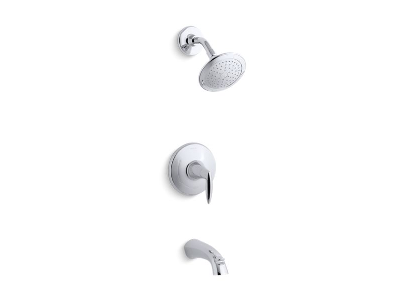 KOHLER K-TS45104-4-CP Polished Chrome Alteo Rite-Temp bath and shower trim with lever handle and 2.5 gpm showerhead
