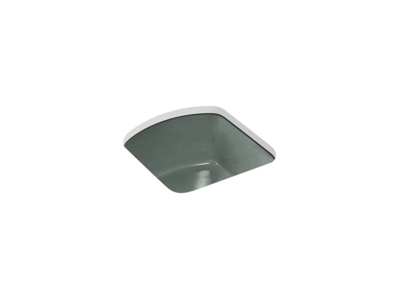 KOHLER K-5848-FT Napa 18-3/4" x 18-11/16" x 9-5/8" Undermount bar sink with no faucet holes