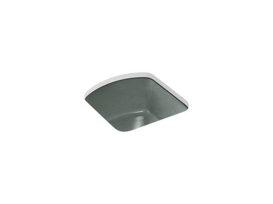 KOHLER K-5848-FT Napa 18-3/4" x 18-11/16" x 9-5/8" Undermount bar sink with no faucet holes