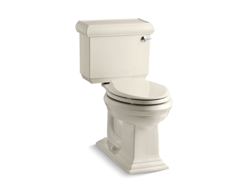 KOHLER K-3816-RA-47 Memoirs Classic Comfort Height Two-piece elongated 1.28 gpf chair height toilet with right-hand trip lever