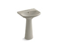 KOHLER K-2362-4-G9 Cimarron Pedestal bathroom sink with 4" centerset faucet holes