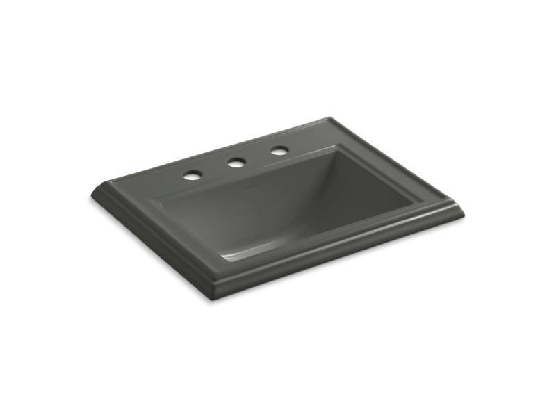 KOHLER K-2241-8-58 Memoirs Classic Classic drop-in bathroom sink with 8" widespread faucet holes