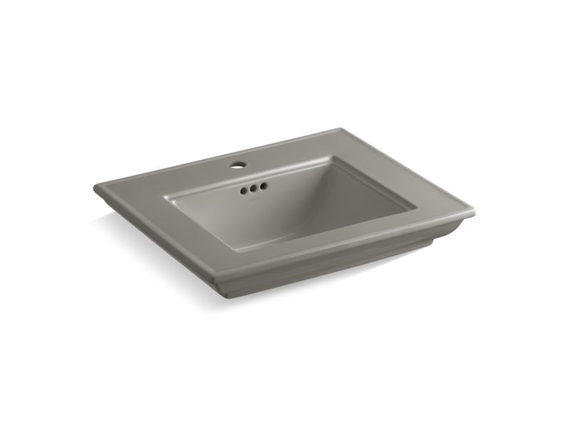 KOHLER K-29999-1-K4 Memoirs Stately 24" pedestal/console table bathroom sink basin with single faucet hole