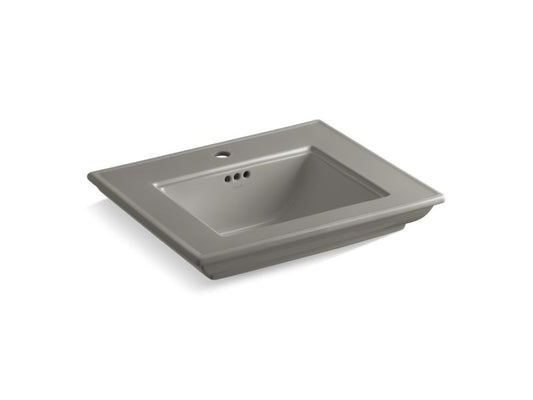 KOHLER K-29999-1-K4 Memoirs Stately 24" pedestal/console table bathroom sink basin with single faucet hole