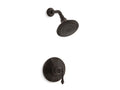 KOHLER K-TS13493-4-2BZ Kelston Rite-Temp(R) shower valve trim with lever handle and 2.5 gpm showerhead