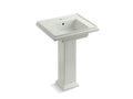 KOHLER K-2844-1-NY Tresham 24" pedestal bathroom sink with single faucet hole