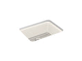 KOHLER K-28001-CM5 Cairn 24-1/2" x 18-5/16" x 9-1/2" Neoroc undermount single-bowl kitchen sink with rack