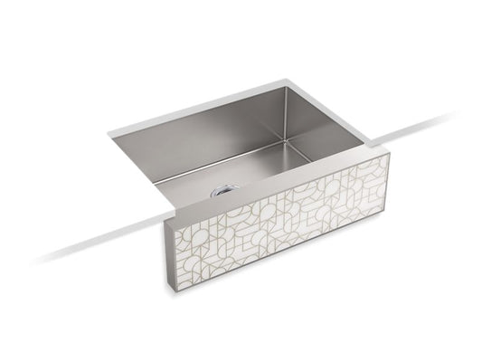 KOHLER K-22571-NA Tailor 29-1/2" x 21-1/4" Undermount single-bowl medium farmhouse kitchen sink