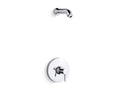 KOHLER Toobi K-TLS8978-4-CP Polished Chrome Rite-Temp shower trim kit with lever handle, without showerhead