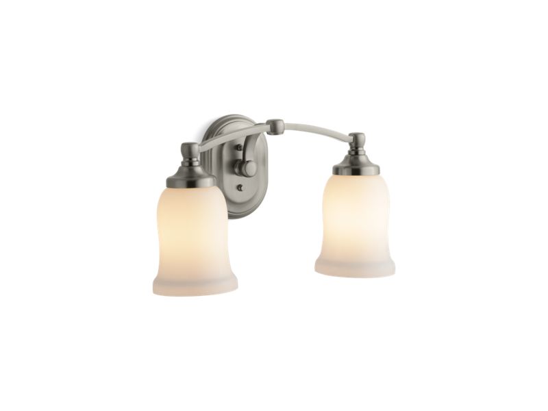 KOHLER K-11422-BN Bancroft Two-light sconce