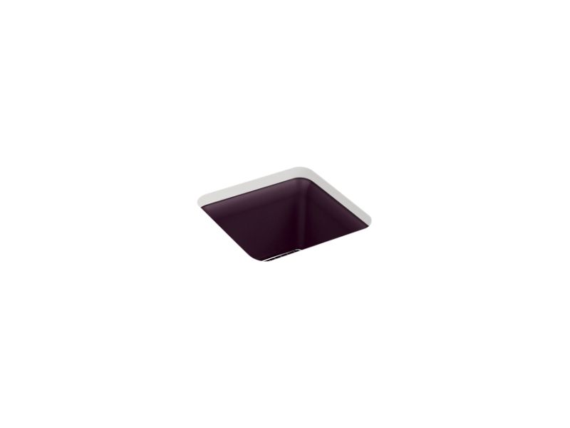 KOHLER K-8223-CM8 Cairn 15-1/2" x 15-1/2" x 10-1/8" Neoroc undermount bar sink