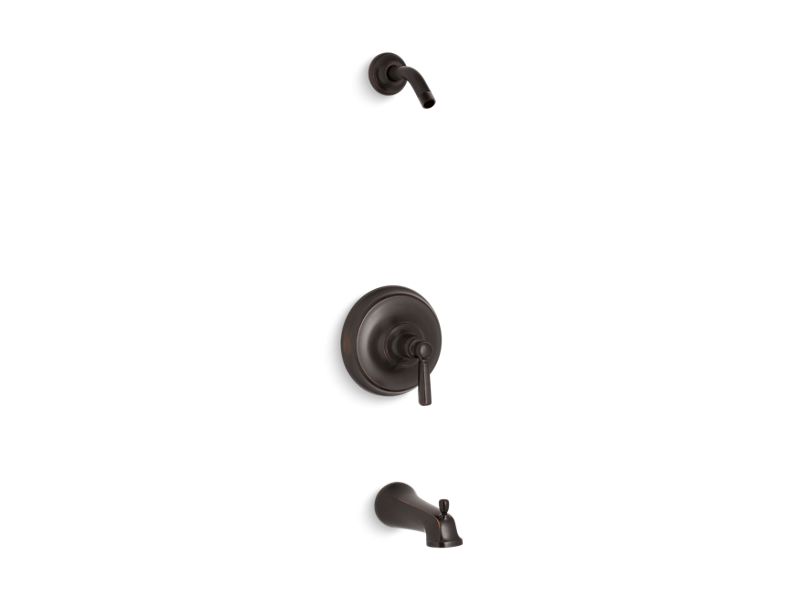 KOHLER K-TLS10582-4-2BZ Bancroft Rite-Temp Bath And Shower Trim Kit, Without Showerhead In Oil-Rubbed Bronze