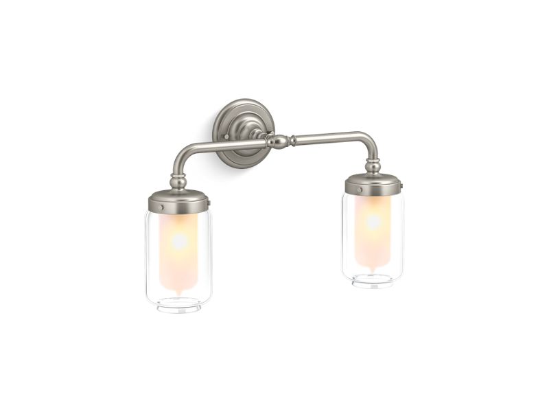 KOHLER K-72582-BN Artifacts Two-light sconce