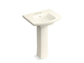 KOHLER K-24050-4-96 Kelston Pedestal bathroom sink with 4" centerset faucet holes
