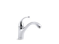KOHLER K-10415-CP Forte single-hole kitchen sink faucet with 9-1/16" spout