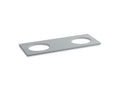KOHLER K-5433-S36 Solid/Expressions 61" vanity-top with double Verticyl oval cutout
