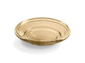 KOHLER K-2276-TG7 Spun Glass 17-1/2" Round Drop-In Vessel Bathroom Sink, No Overflow In Translucent Sandalwood