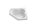 KOHLER K-1155-F-0 5454 54" x 54" alcove bath with integral flange