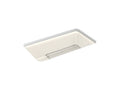 KOHLER K-8206-CM5 Cairn 33-1/2" x 18-5/16" x 10-1/8" Neoroc undermount single-bowl kitchen sink with rack