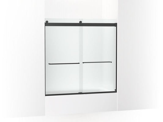 KOHLER K-706005-D3-BL Levity Sliding bath door, 59-3/4" H x 54 - 57" W, with 1/4" thick Frosted glass